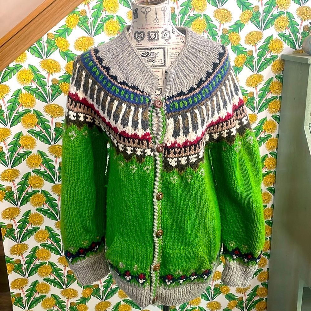 Beautiful Wool Sweater/Coat